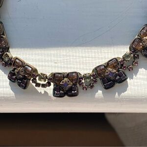 Victorian crystal necklace